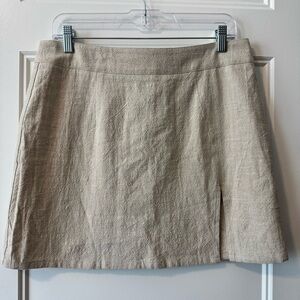 NWT Princess Polly Lioness “The Lola” Linen Blend Skirt Size Large